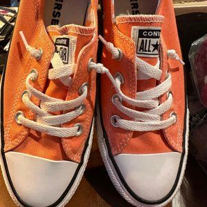 Women's Slip-on Converse Peach Colored Shoes Size 8